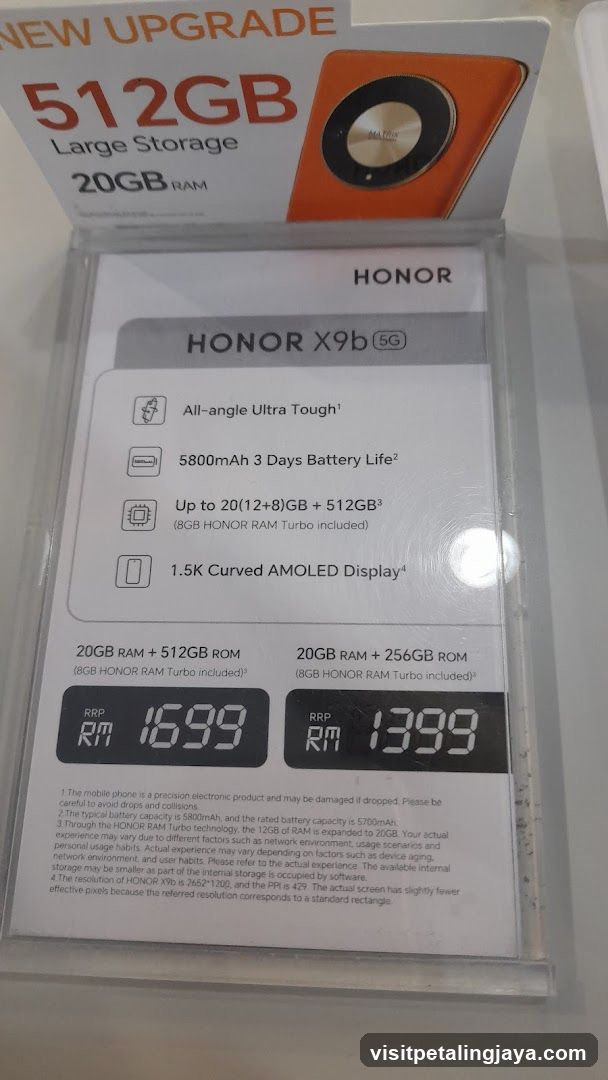 Honor X9b Display Stand