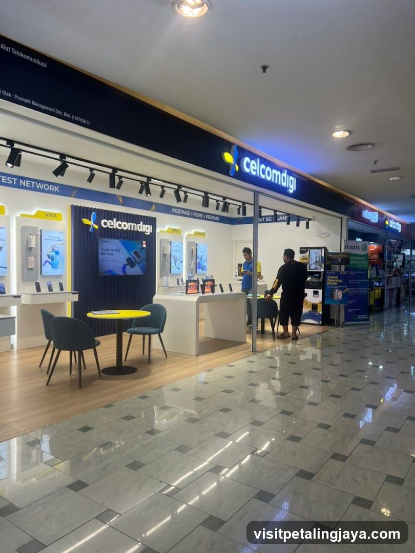 Celcom Digi Store Interior