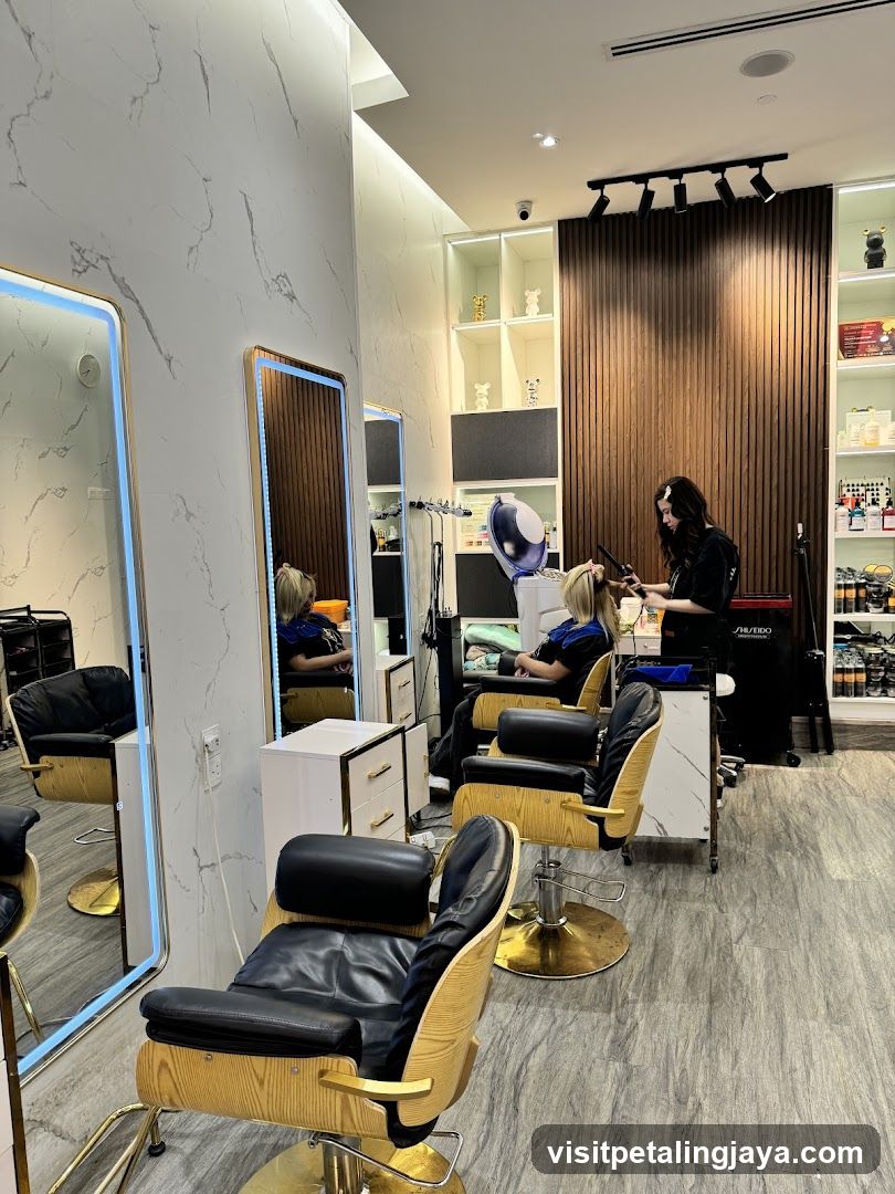 Salon Interior View