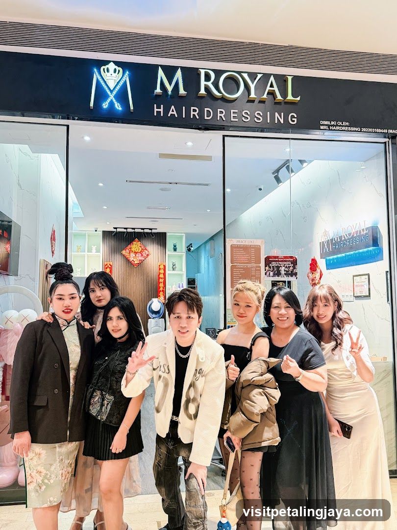 M Royal Hairdressing Storefront