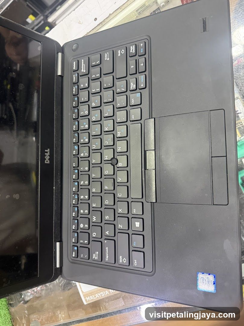 Dell Laptop on Table