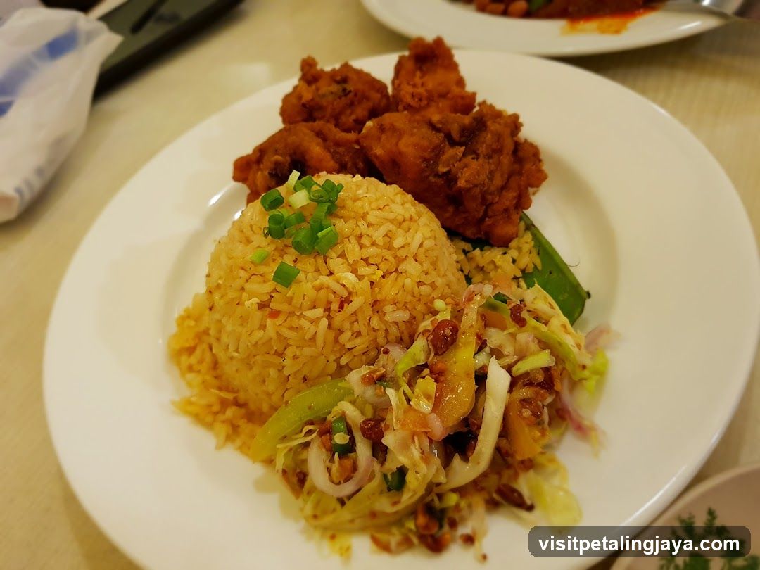 Fried Chicken and Rice Dish