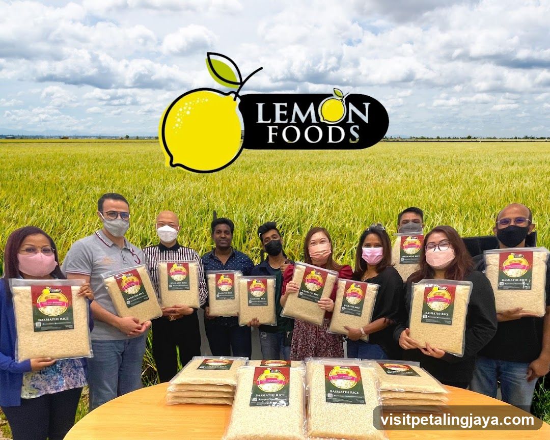 Lemon Foods Rice Product Display