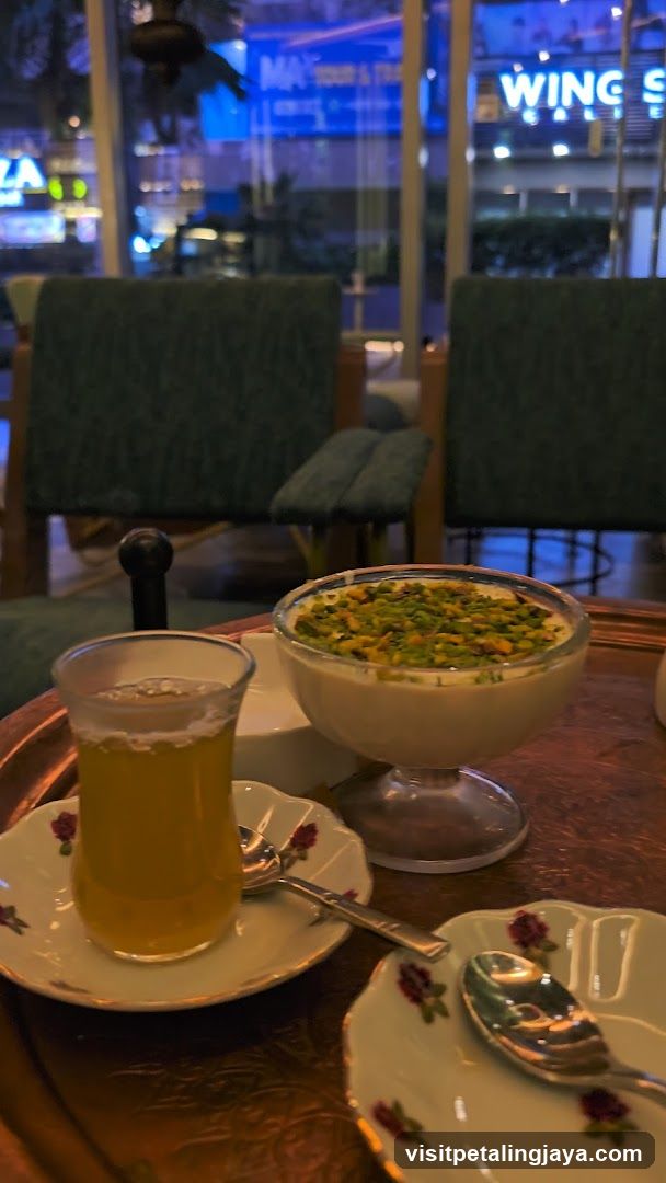 Dessert and Tea on a Table