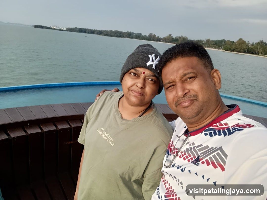 Couple on a boat
