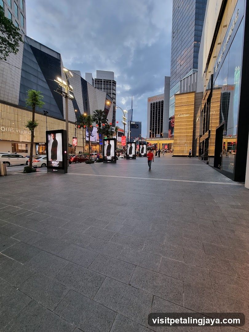 Urban Street Scene at Dusk