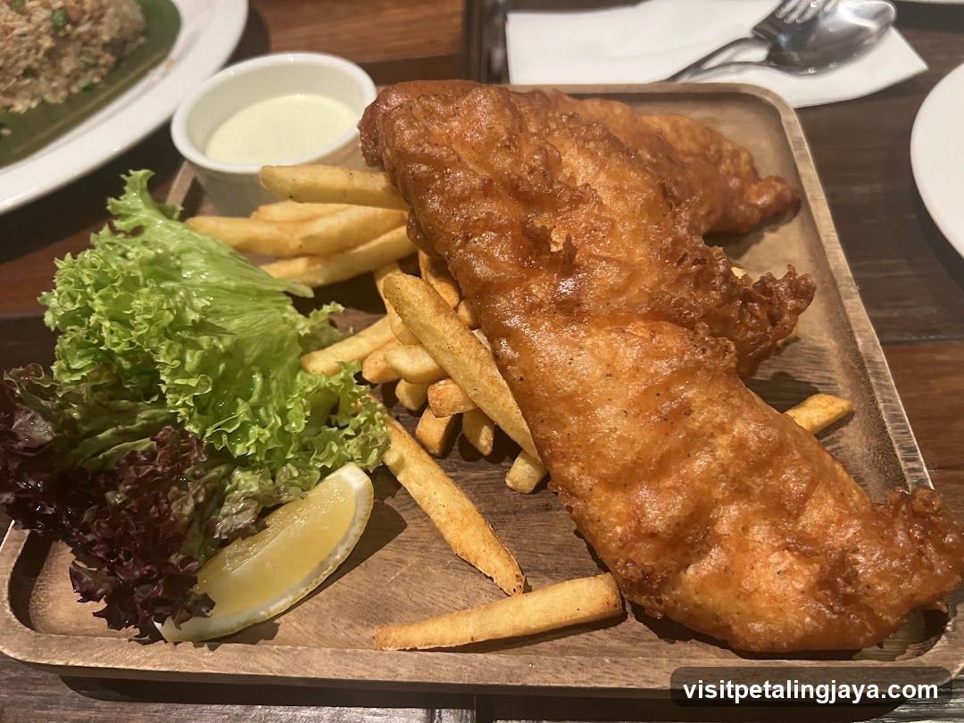 Fish and Chips with Fries