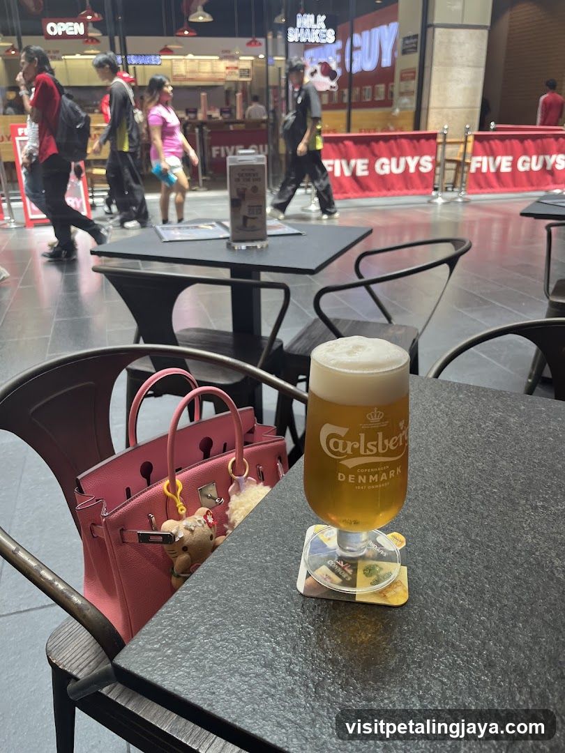 Carlsberg Beer at Five Guys