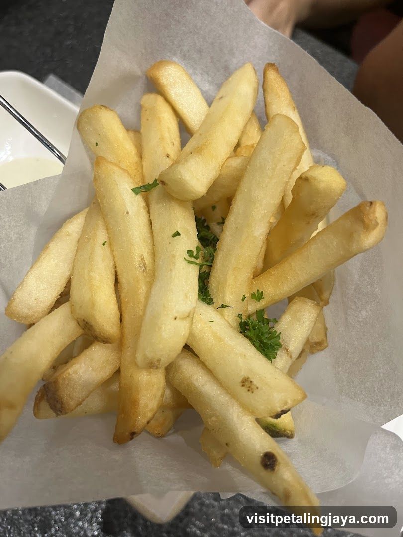 Fries with Parsley
