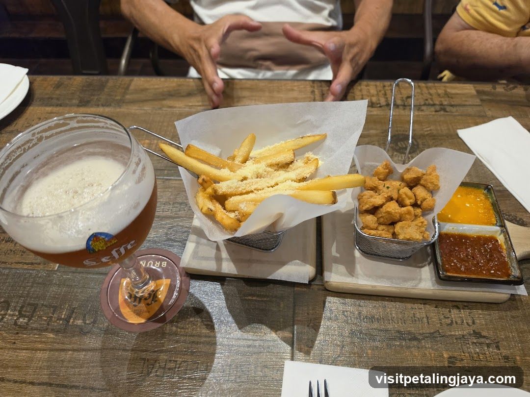 Food and Drink at Restaurant Table