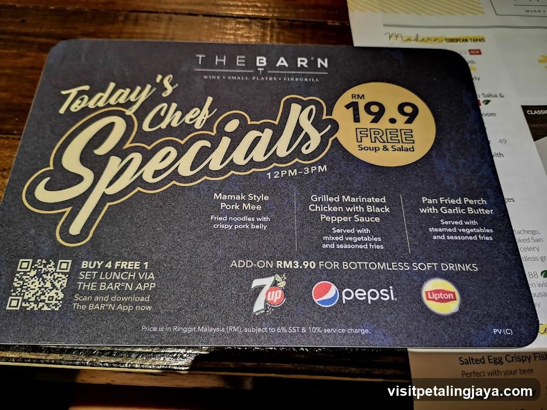 Today's Chef Specials Flyer