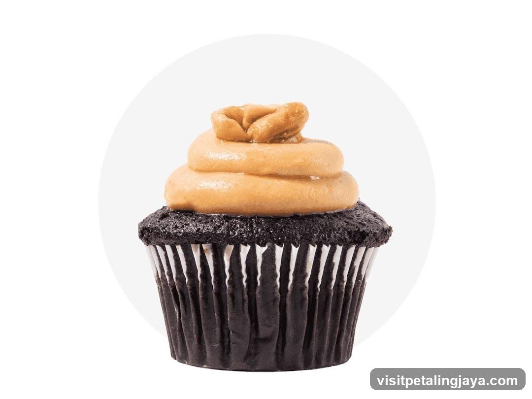 Cupcake with Peanut Butter Frosting