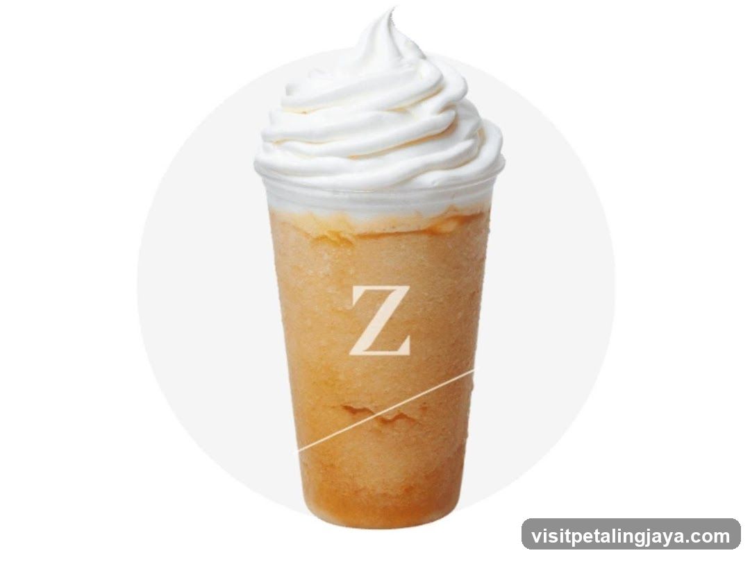 Frozen Drink with Whipped Cream