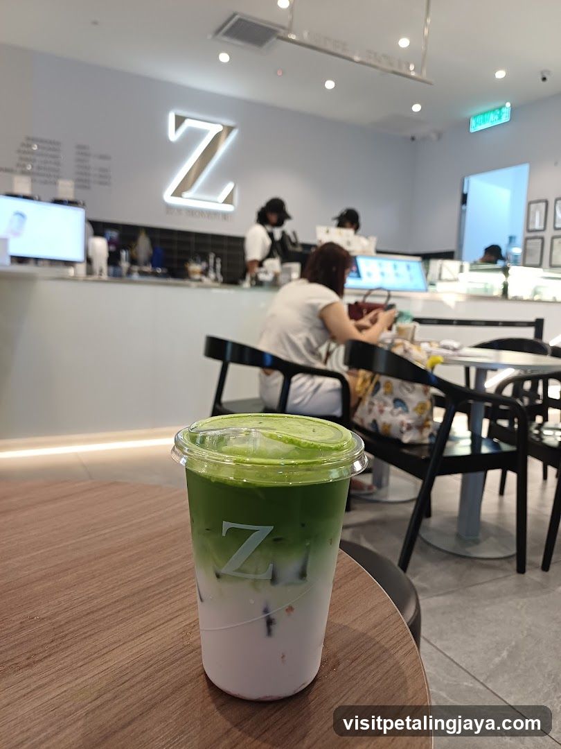 Matcha Latte at Cafe Z