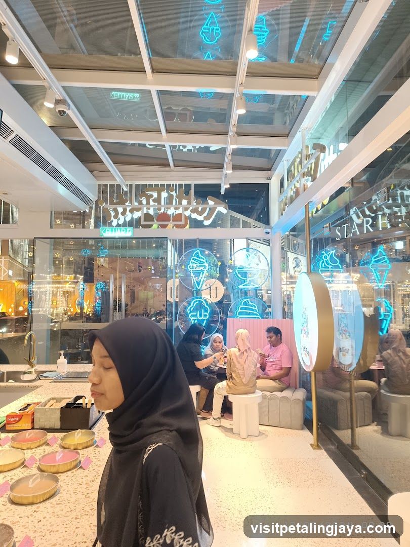 Interior of a modern cafe or shop