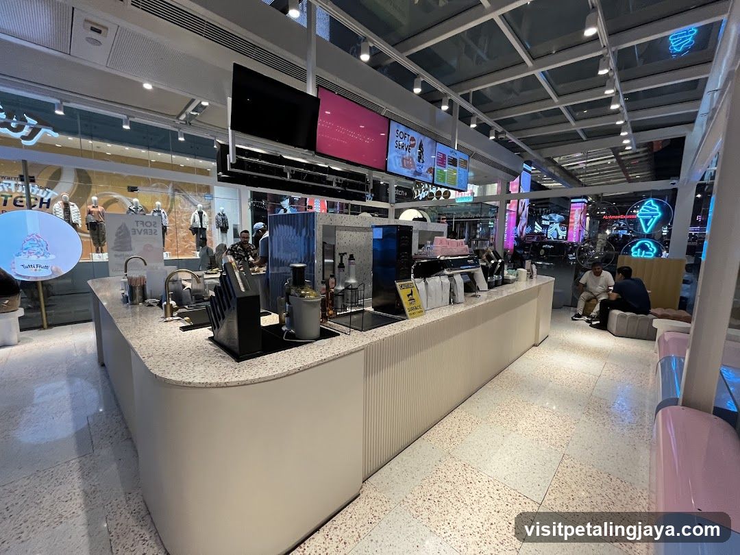 Modern Beverage Counter Interior