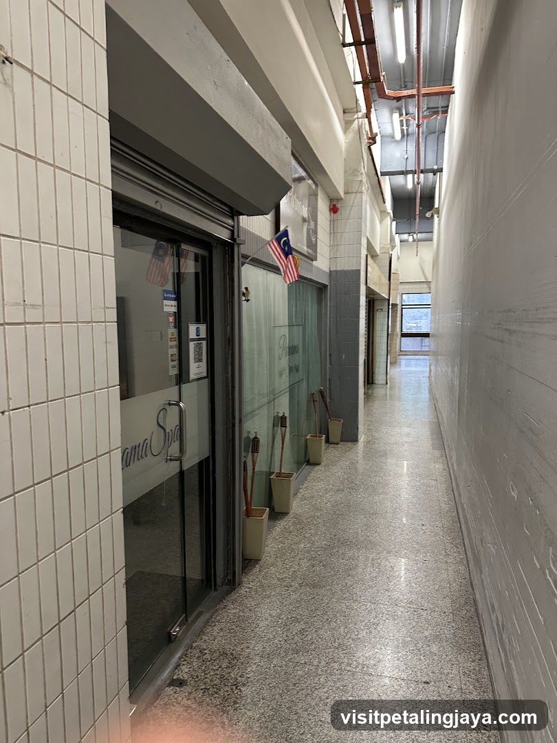 Corridor with Shop Entrance
