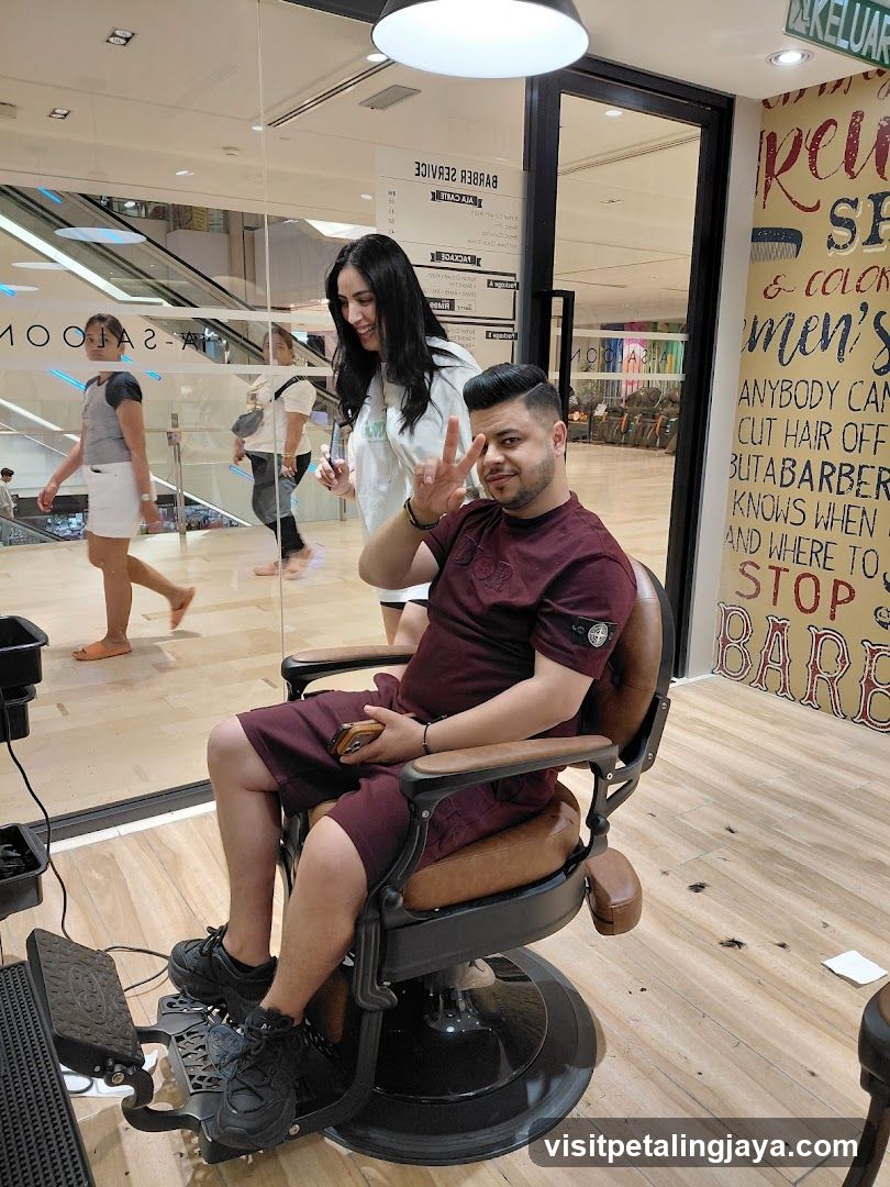 Barber Shop Interior Scene