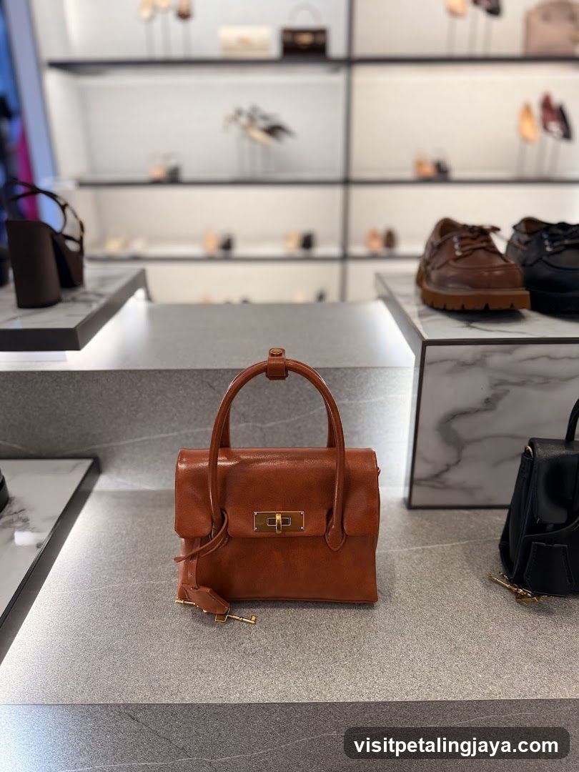 Leather Handbag Display