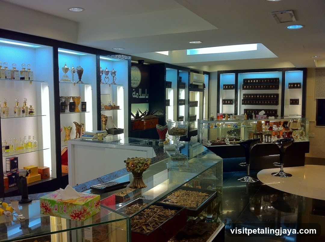 Interior of a Spice and Perfume Shop