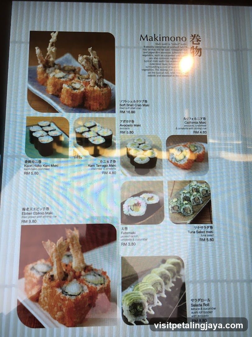Makimono Menu