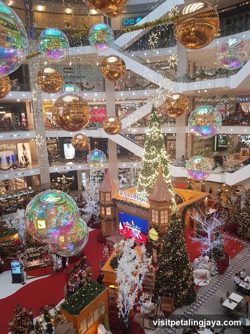 Christmas Mall Interior