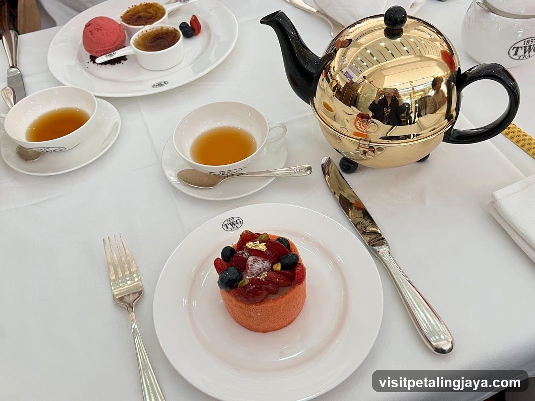 Tea Set with Desserts