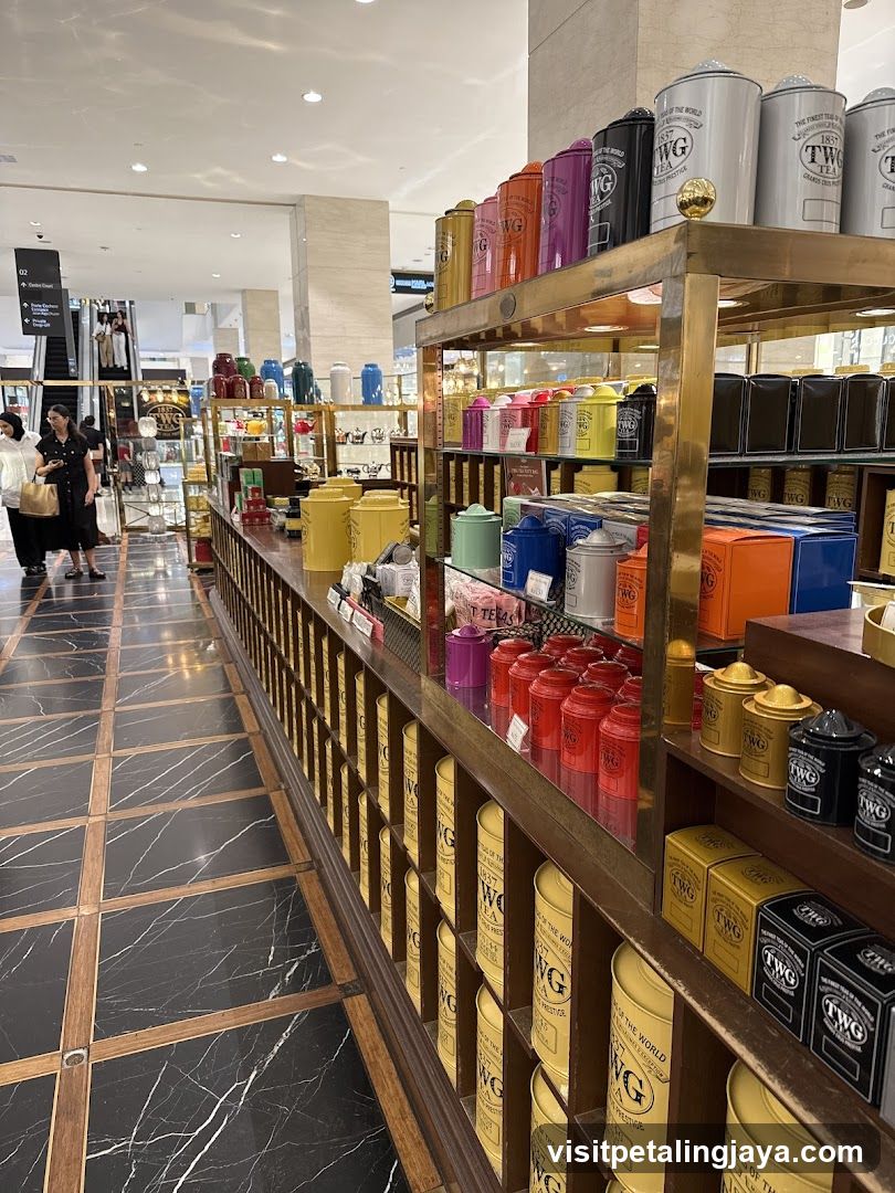 TWG Tea Shop Interior Display