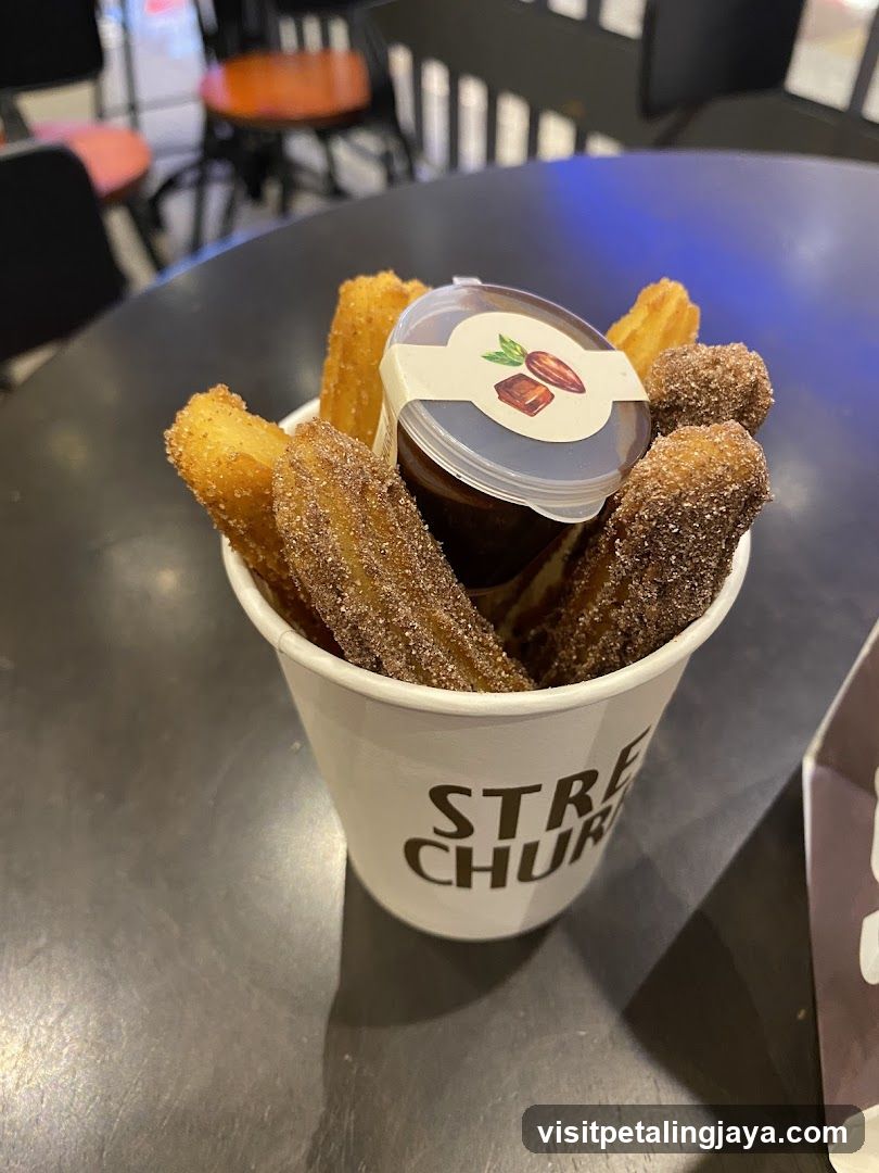 Churros with Chocolate Sauce