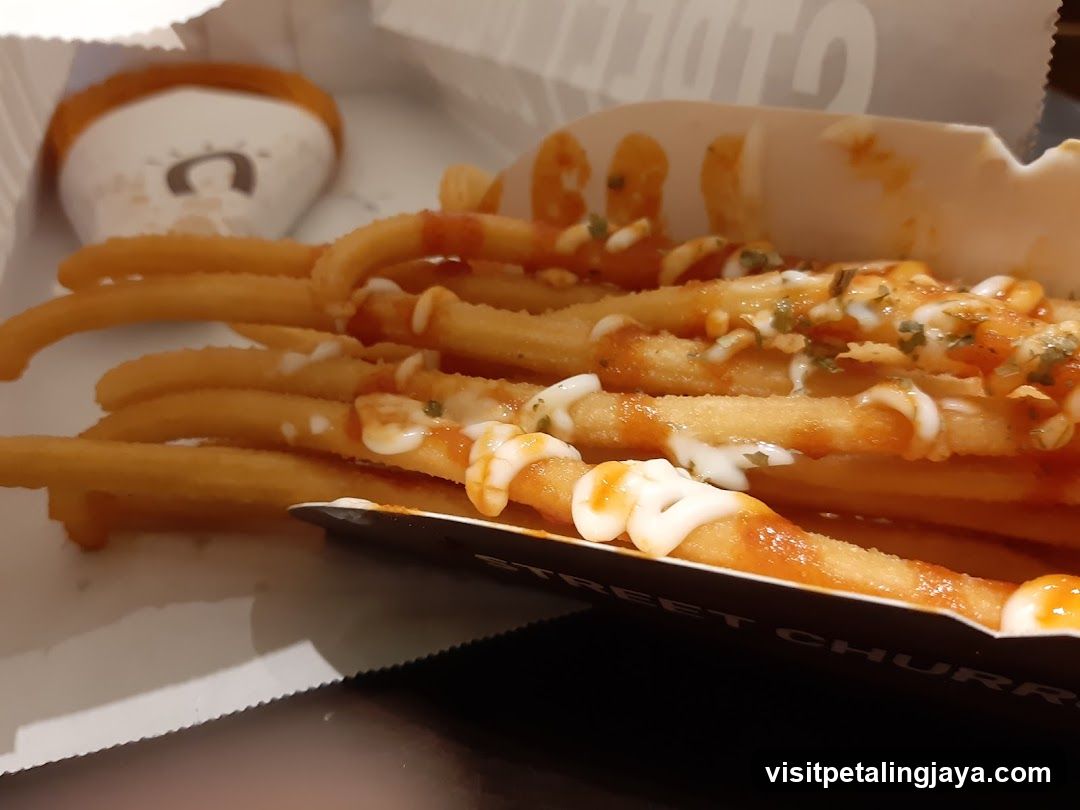 Fries with Sauce and Toppings
