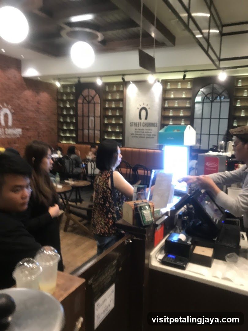 Interior of a cafe or restaurant