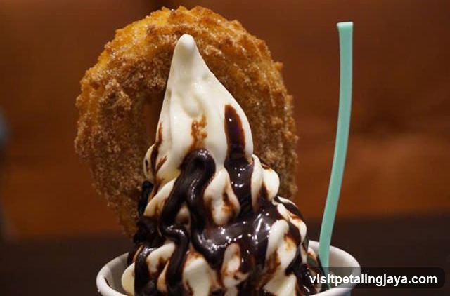 Donut Ice Cream Sundae