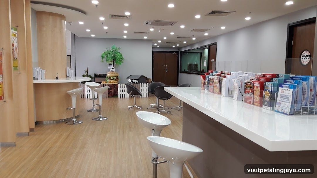 Interior of a modern reception area