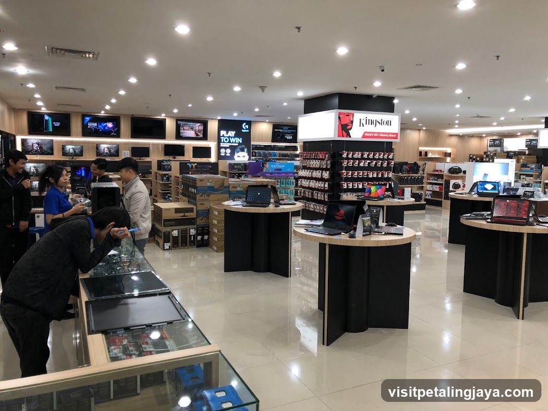 Electronics Store Interior