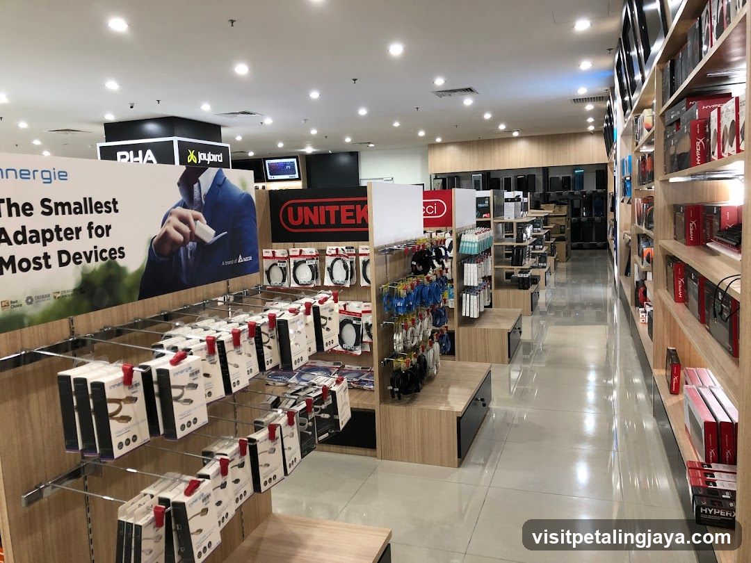 Electronics Store Interior