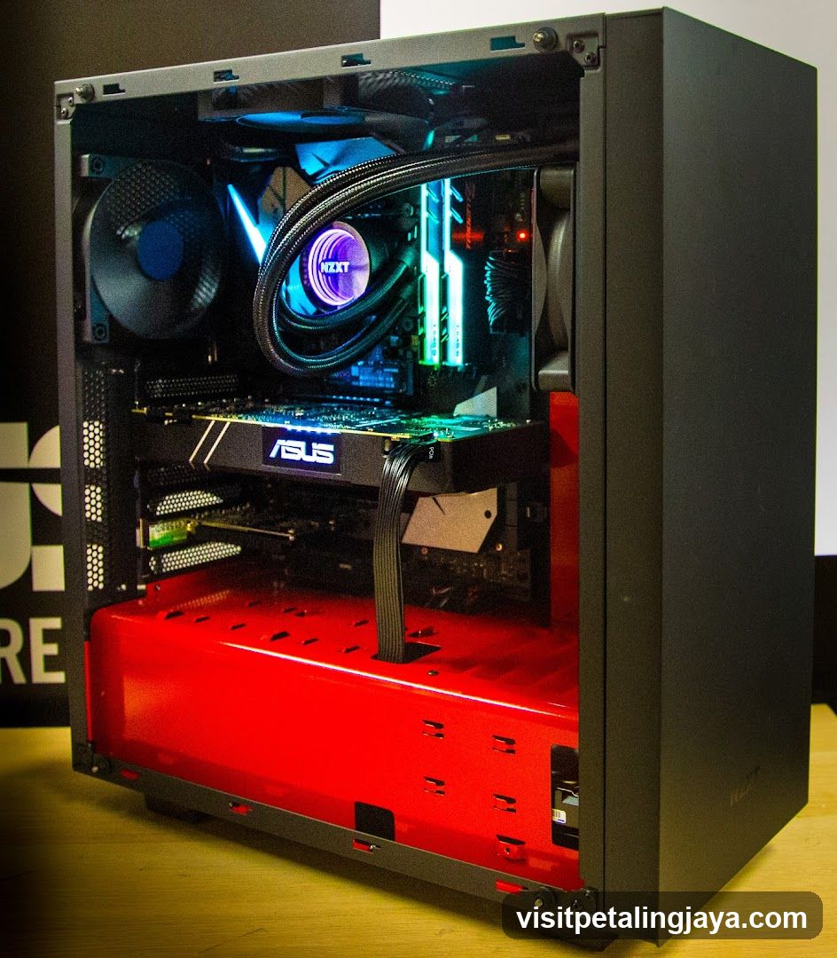 Custom PC Build with RGB Lighting