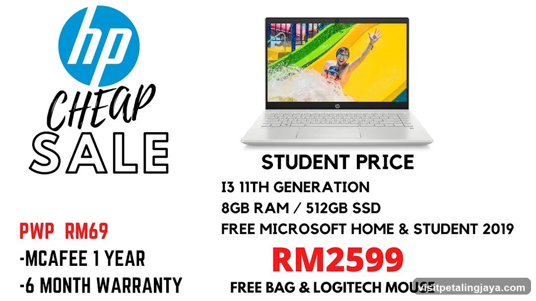 HP Laptop Sale Ad
