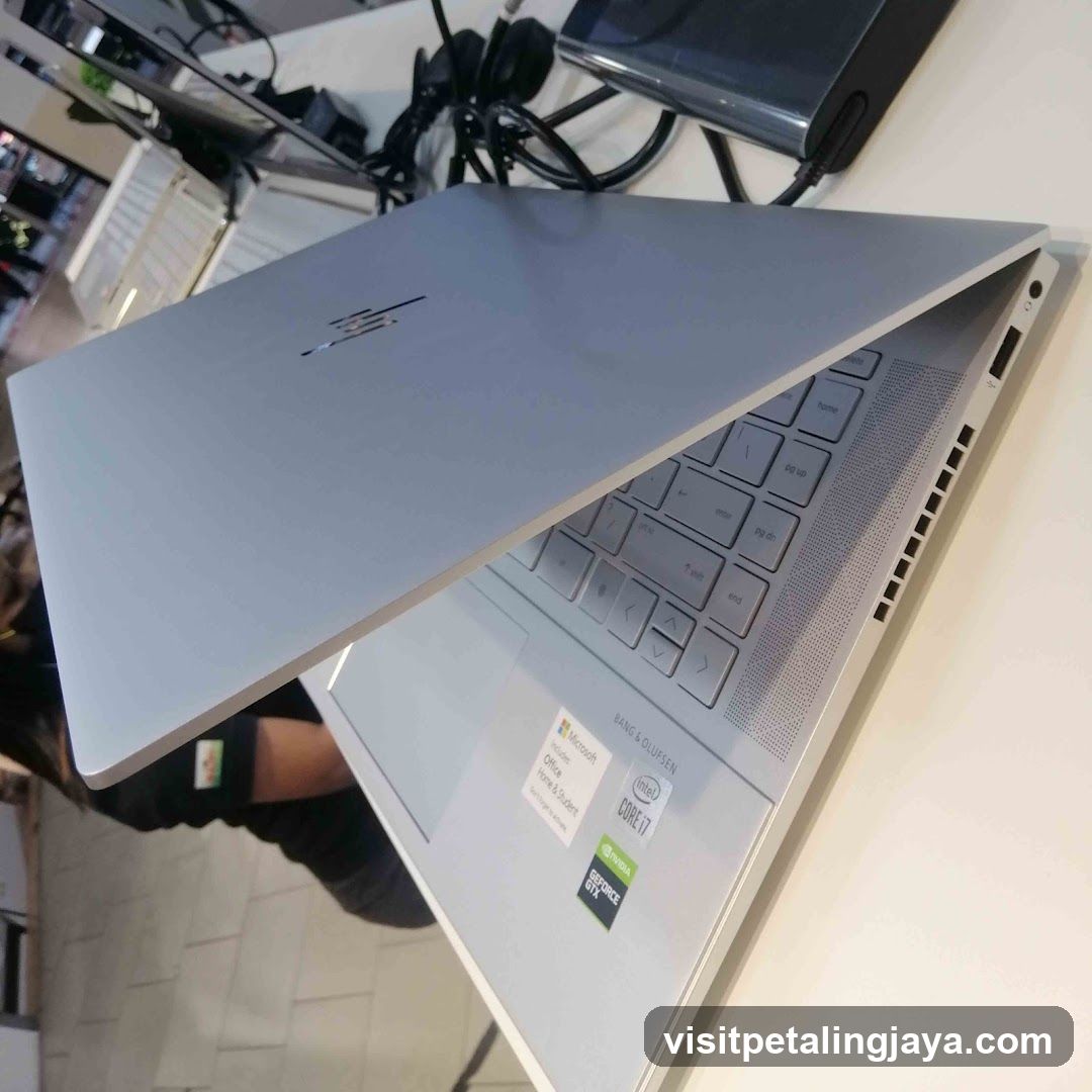 Laptop on Display Table