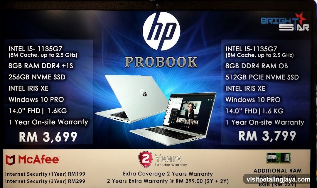 HP ProBook Laptop Advertisement
