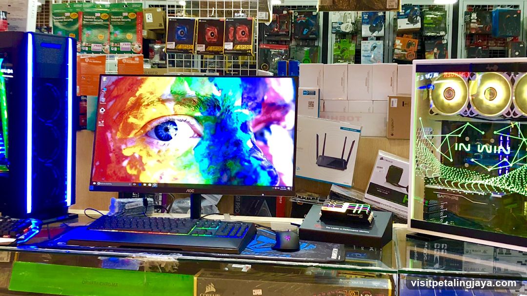 Computer Parts Store Display