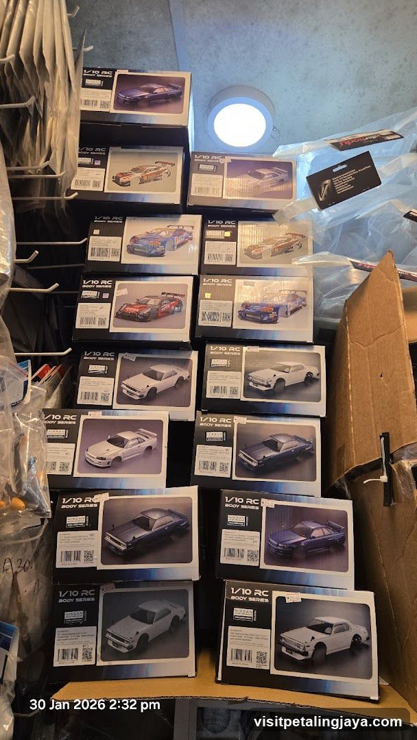 RC Car Models Display