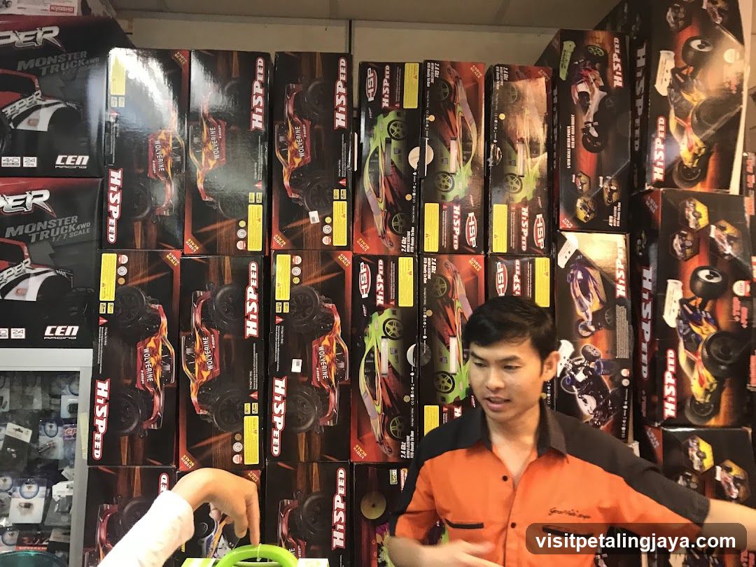 Toy Store Interior with Staff