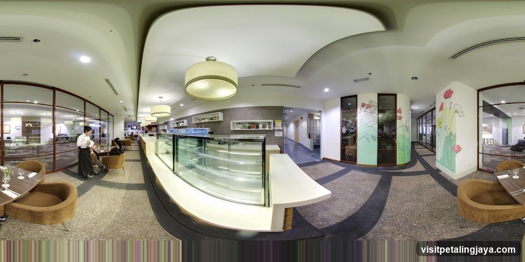 Interior of a modern cafe or restaurant