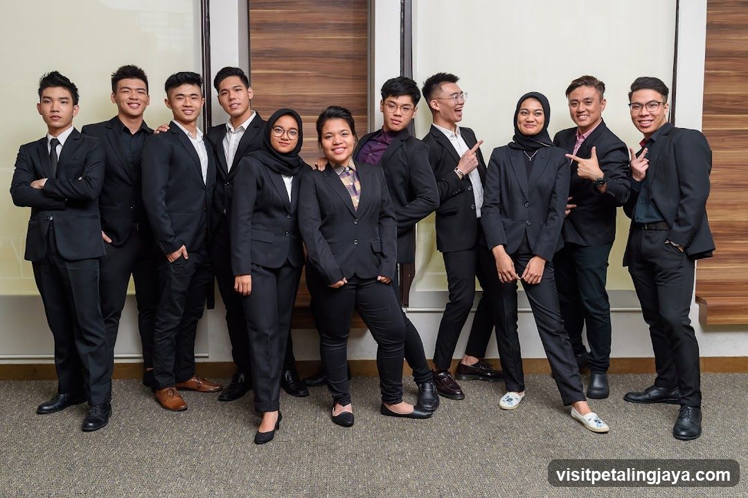 Group of professionals in formal attire