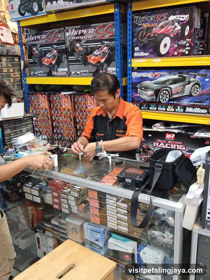 RC Car Shop Interior
