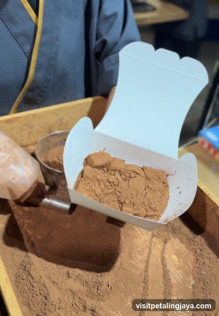 Cocoa Powder Display
