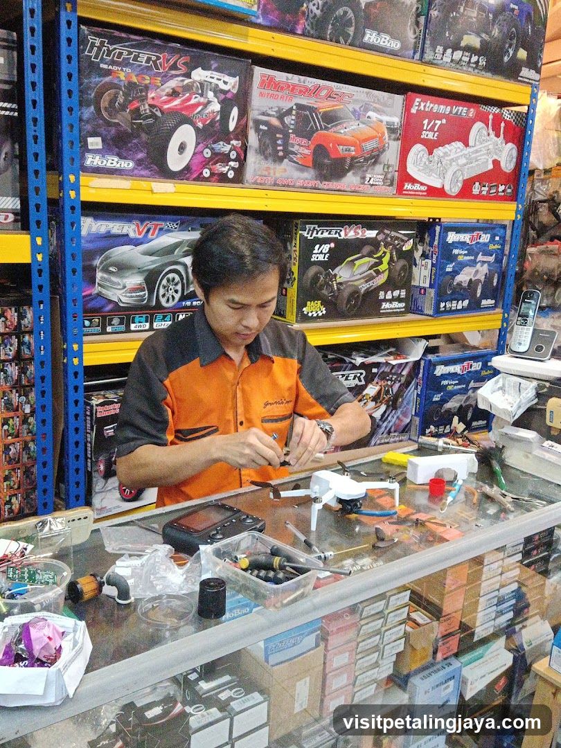 RC Car Shop Interior