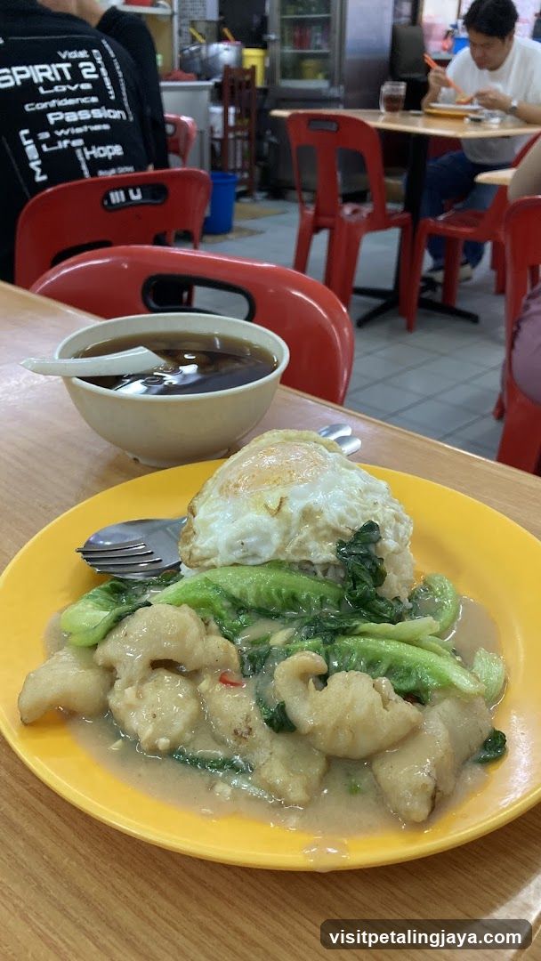 Food at a casual dining spot