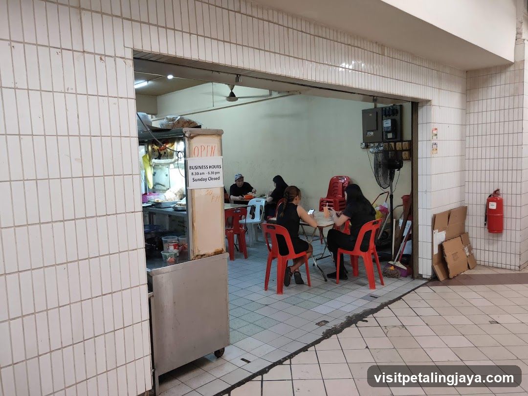 Food Stall Interior View