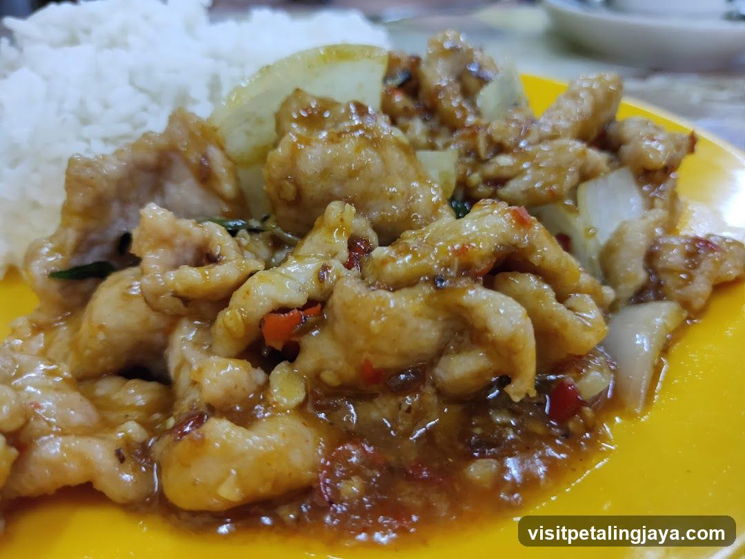 Stir-fried Pork with Sauce and Rice